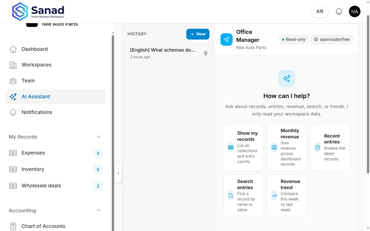 Open AI Assistant