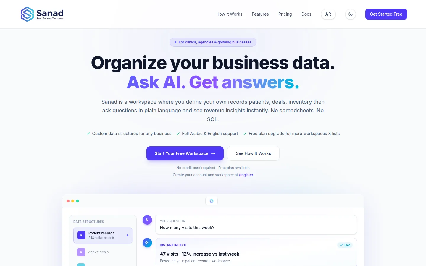 Open Get Started Free